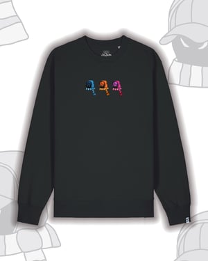 Invisible Crewneck 3x Black