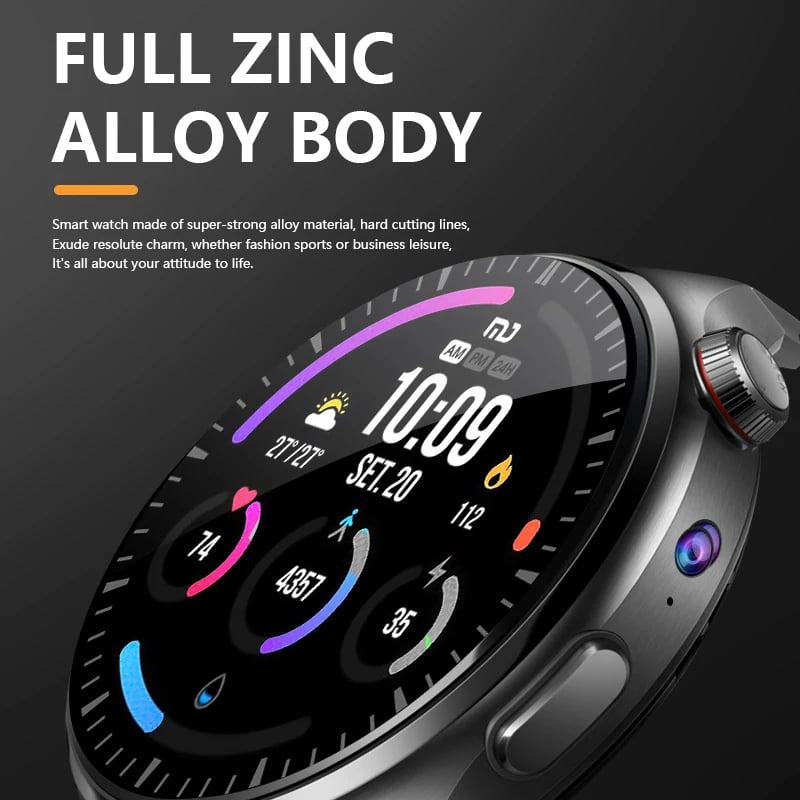 MSL 4G Net SIM Smartwatch with Camera, GPS, and Bluetooth Calling