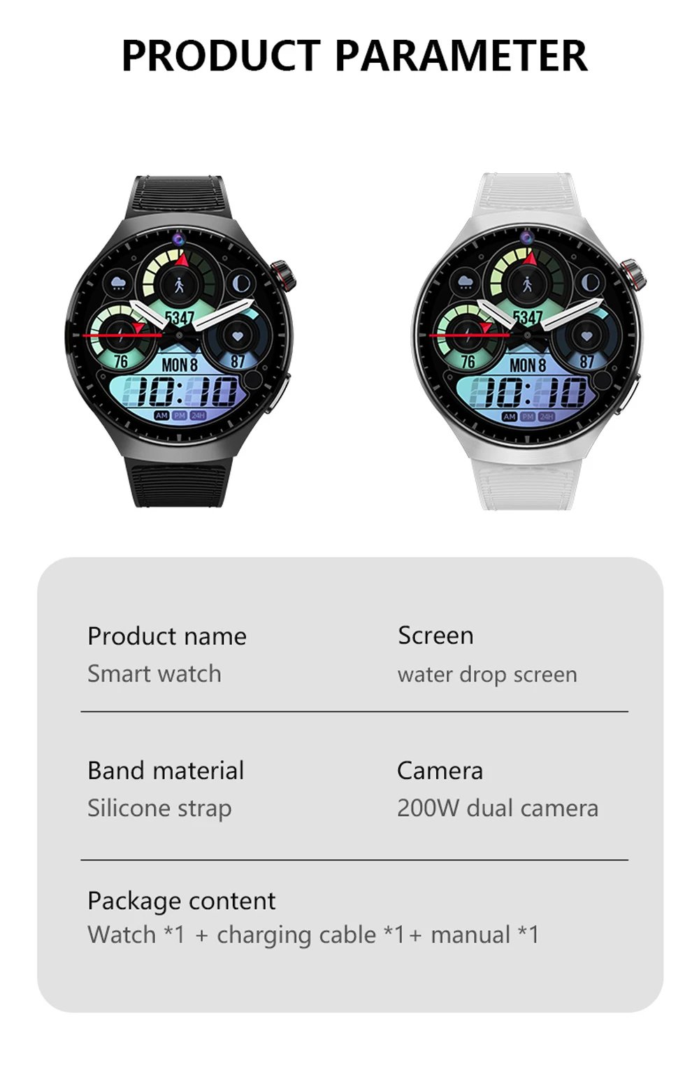 MSL 4G Net SIM Smartwatch with Camera, GPS, and Bluetooth Calling