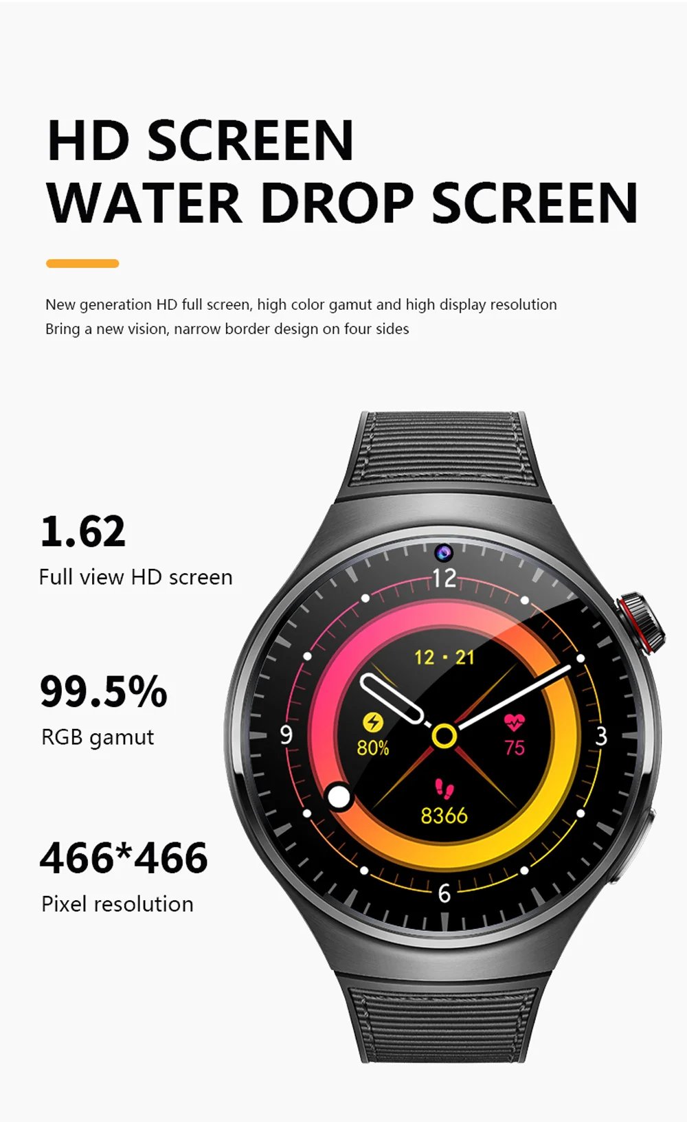 MSL 4G Net SIM Smartwatch with Camera, GPS, and Bluetooth Calling