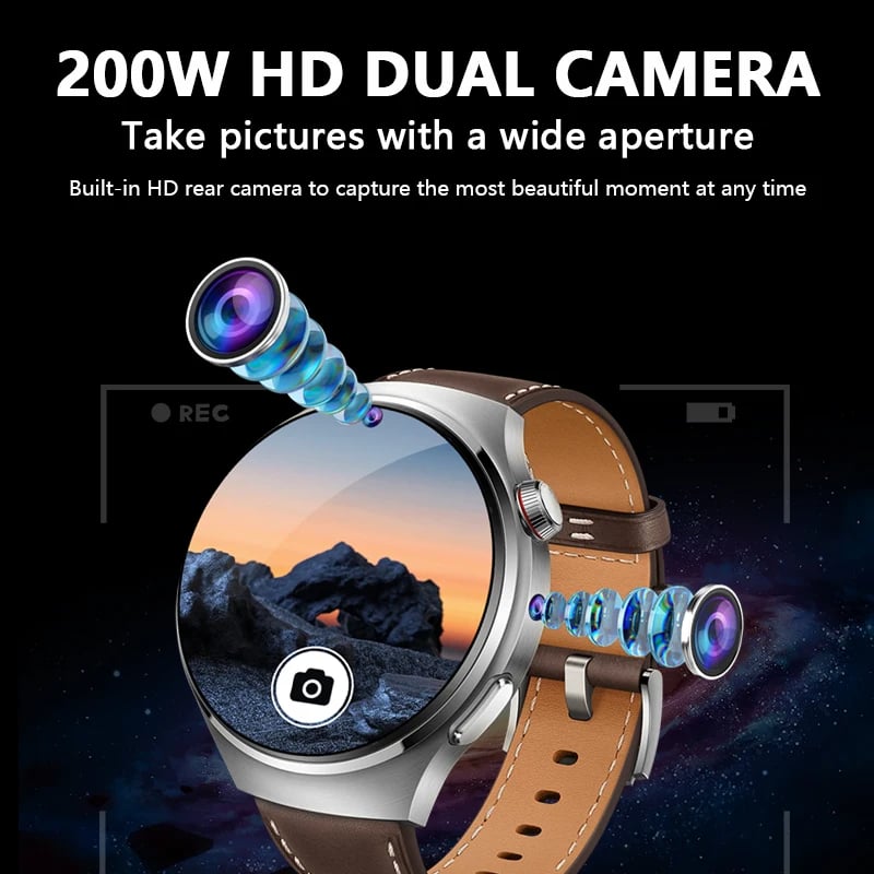MSL 4G Net SIM Smartwatch with Camera, GPS, and Bluetooth Calling