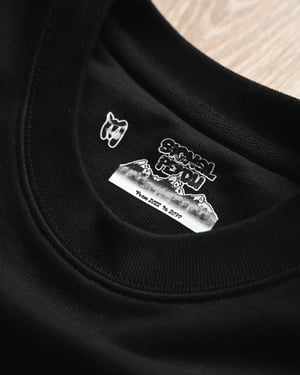 Invisible Crewneck 3x Black