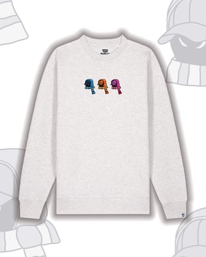 Invisible Crewneck 3x Grey