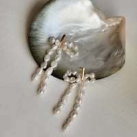 Maison Sabben - boucles d'oreilles Bow perles