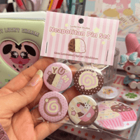 Image 2 of Neapolitan Button Pin Packs