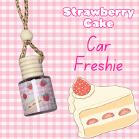 Strawberry Cake Car Freshie