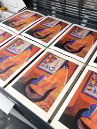 Image 4 of A Visit to Emily's... A3 Screenprint