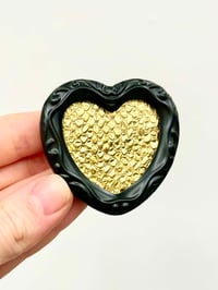 Snake Skin heart frame