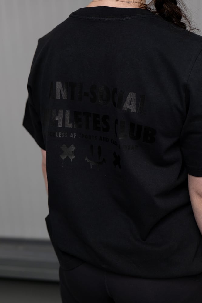 Image of ASAC LOGO / LADIES FIT - BLACKOUT