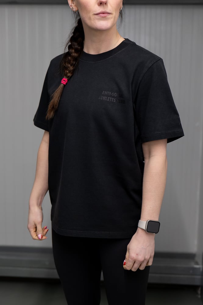 Image of ASAC LOGO / LADIES FIT - BLACKOUT