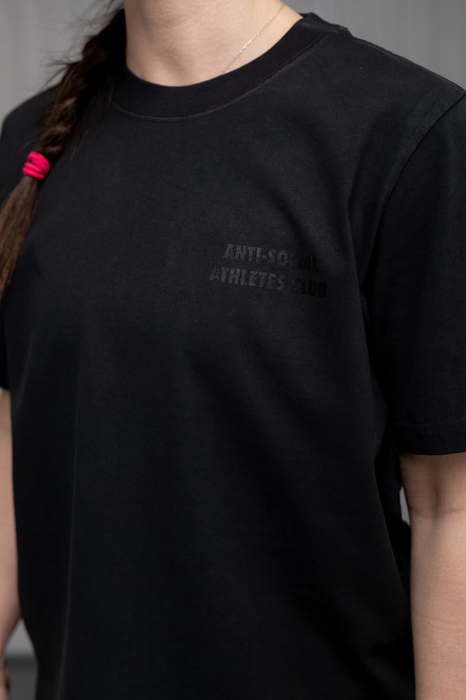 Image of ASAC LOGO / LADIES FIT - BLACKOUT