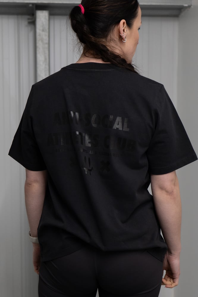 Image of ASAC LOGO / LADIES FIT - BLACKOUT