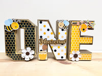 Image 2 of Bumble Bee 3D ONE Letters