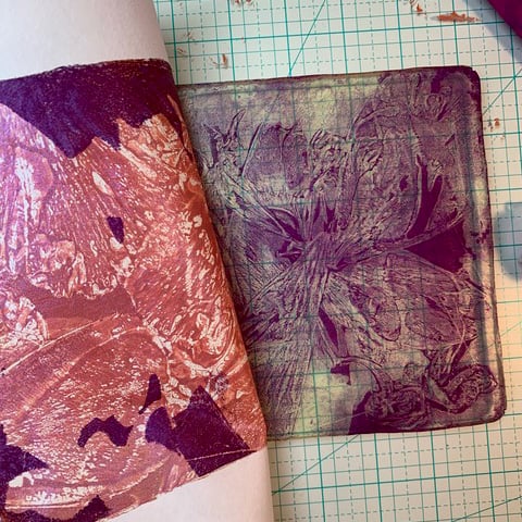 Image of Gel Plate Printing for Collage & Mixed Media