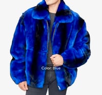 Image 3 of Men's Rex Rabbit Fur Coat