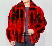 Image 4 of Men's Rex Rabbit Fur Coat