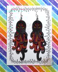 Image 2 of Triple Layer Eldritch Earrings