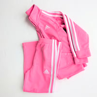 Image 3 of Little Girls ADIDAS Jacket and Track Pants, 2-Piece Set