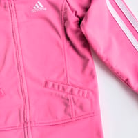 Image 4 of Little Girls ADIDAS Jacket and Track Pants, 2-Piece Set