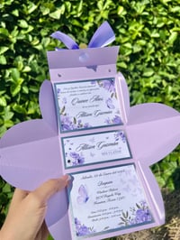 Image 2 of Purse Invitations, XV Invitations, Quinceañera Invitations, Sweet 16 invites