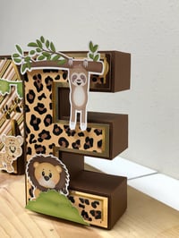 Image 5 of Safari 3D Letters, Baby 1st year decor