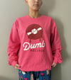 Dumb Records Pink Sweatshirt