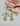 White & Rhinestone Flower Earrings