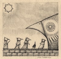 'Bird Temple' Original Drawing
