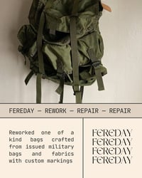 Image 3 of Fereday: Reworked Military Bag 002