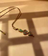Image 1 of Mosaic Snake Necklace
