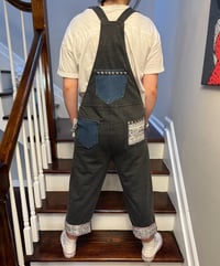 Image 5 of Overalls Sugar skulls & silver studs 