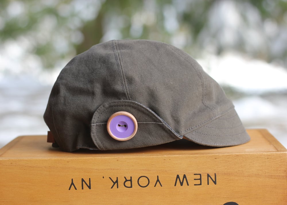 Image of  'MOUNTAIN' a cap repurposed from TROUSERS // la Adventurer Cap 