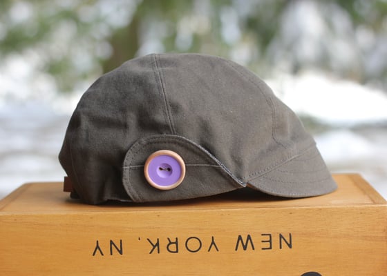 Image of  'MOUNTAIN' a cap repurposed from TROUSERS // la Adventurer Cap 