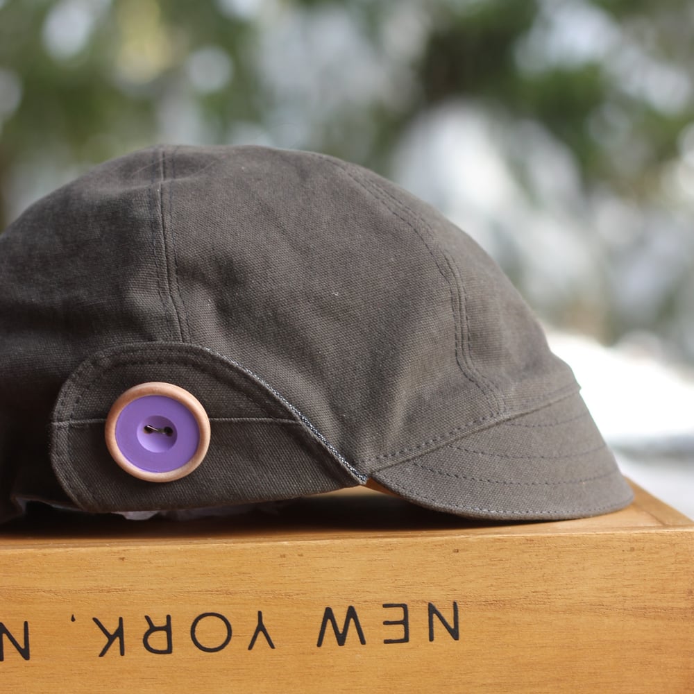 Image of  'MOUNTAIN' a cap repurposed from TROUSERS // la Adventurer Cap 
