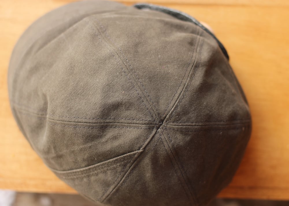 Image of  'MOUNTAIN' a cap repurposed from TROUSERS // la Adventurer Cap 