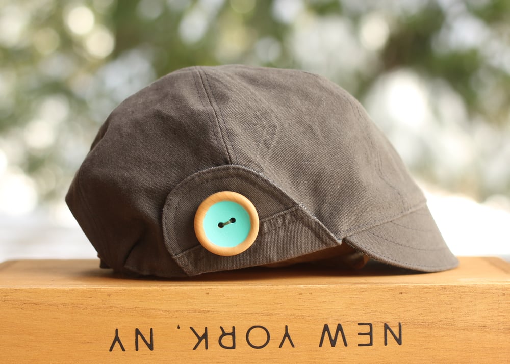 Image of  'MOUNTAIN' a cap repurposed from TROUSERS // la Adventurer Cap 