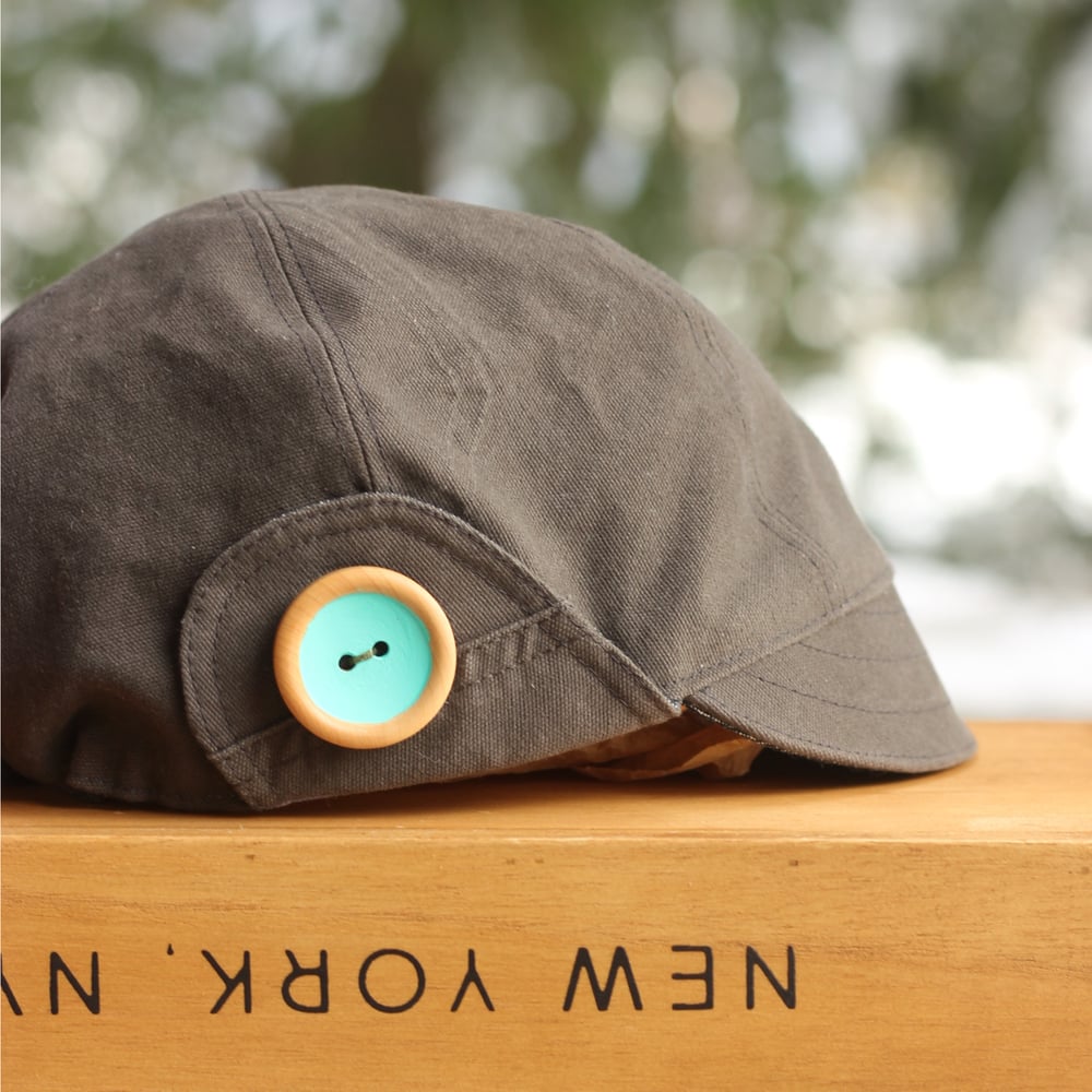 Image of  'MOUNTAIN' a cap repurposed from TROUSERS // la Adventurer Cap 