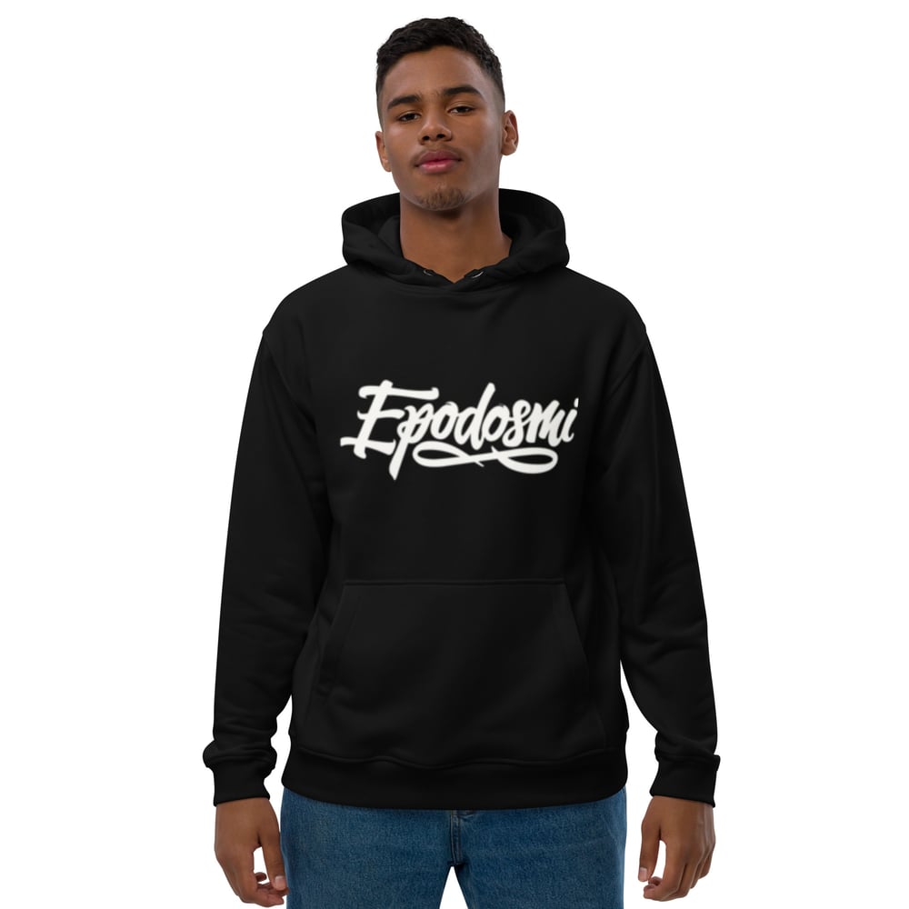 Black Epodosmi Unisex Eco Premium Hoodie