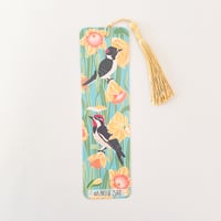 Image 1 of Downy and Red Naped Woodpecker Inspirational Bookmark