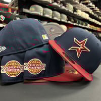Image 2 of New Era 59Fifty Oceanside Navy Cardinal