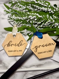 Image 1 of Bride and Groom Tags