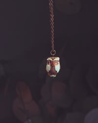 Image 2 of Vintage owl necklace 