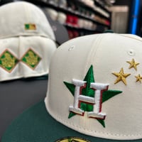Image 1 of New Era 59Fifty Chrome Dark Green