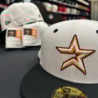 Image 1 of New Era 59Fifty Stone Black Orange