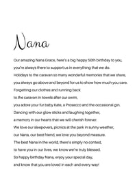 Image 3 of Personalised rhyme for Grandma/nana 
