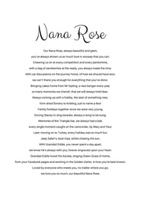 Image 4 of Personalised rhyme for Grandma/nana 