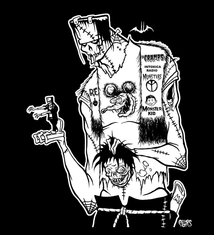 Image of  MONSTER KID - Mens shirt- few left