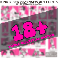 Image 1 of Kinktober 2023: NSFW Mini Prints