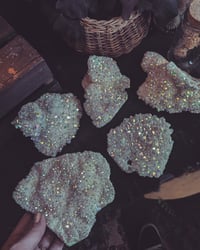 Image 3 of Aura quartz clusters 