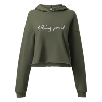 Image 2 of Talking Point Logo-Women's Cropped Hoodie